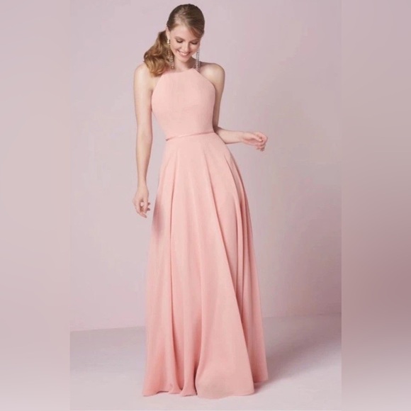 Christina Wu Celebrations High neck Bridesmaid DressPromDress Sage Green PLUS 24 - Picture 1 of 4